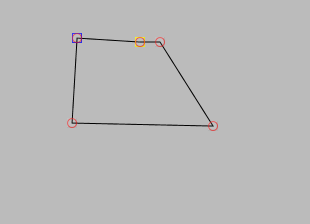 The resulting closed polyline shape