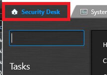 Security Desk Tab