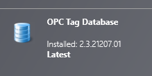 OPC Tag Database Manager Tile